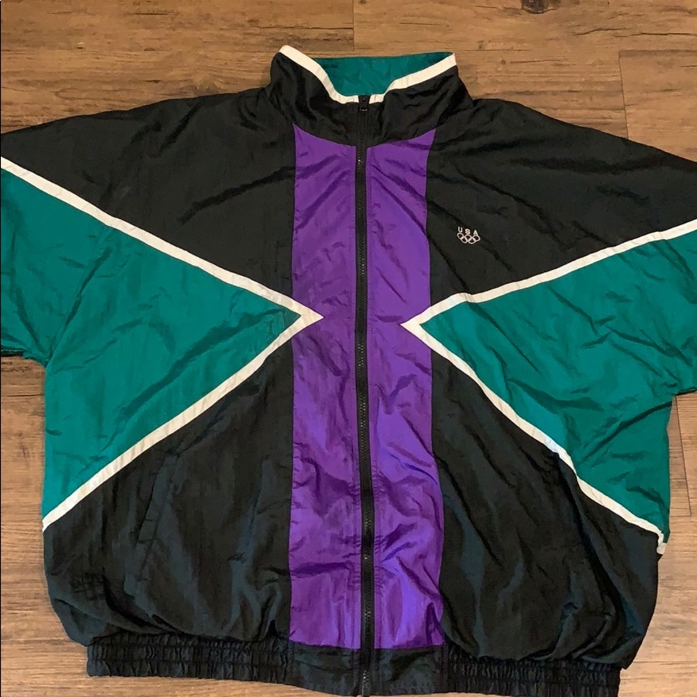 Vintage Olympic Windbreaker Jacket